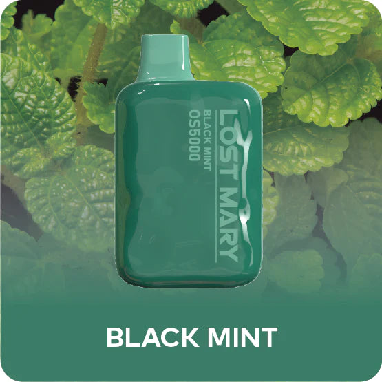 black mint lost mary turbo Lost Mary 35k Black Mint Flavor Black Razz Lemon Lost Mary MT35K Turbo main image 1